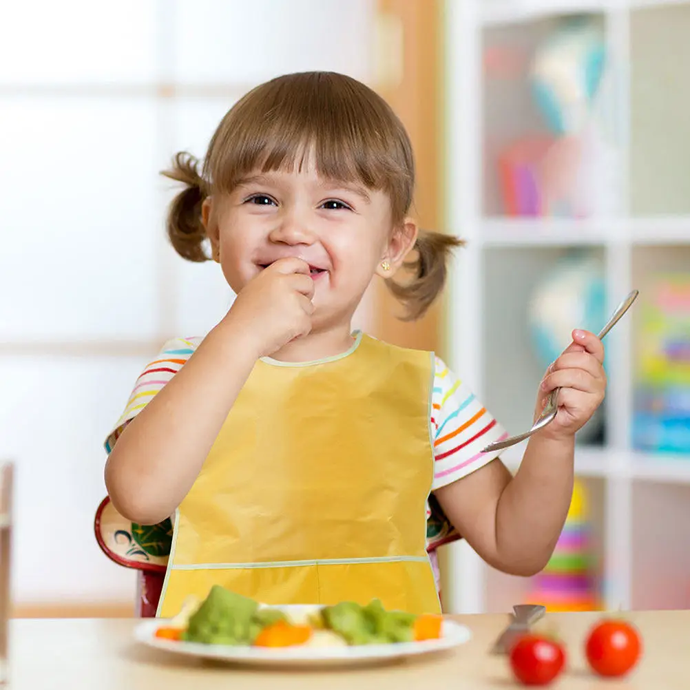 

2Pcs Kids Painting Smock Waterproof Sleeveless Art Bibs for Drawing Cooking Children Protective Apron Painting Apron