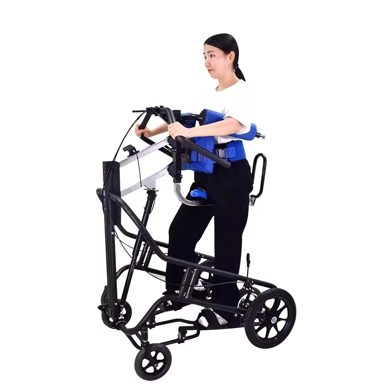 Adjustable Height Elderly Mobility Rehabilitation Equipment Standing Gait Training Walking Aid For Disabled