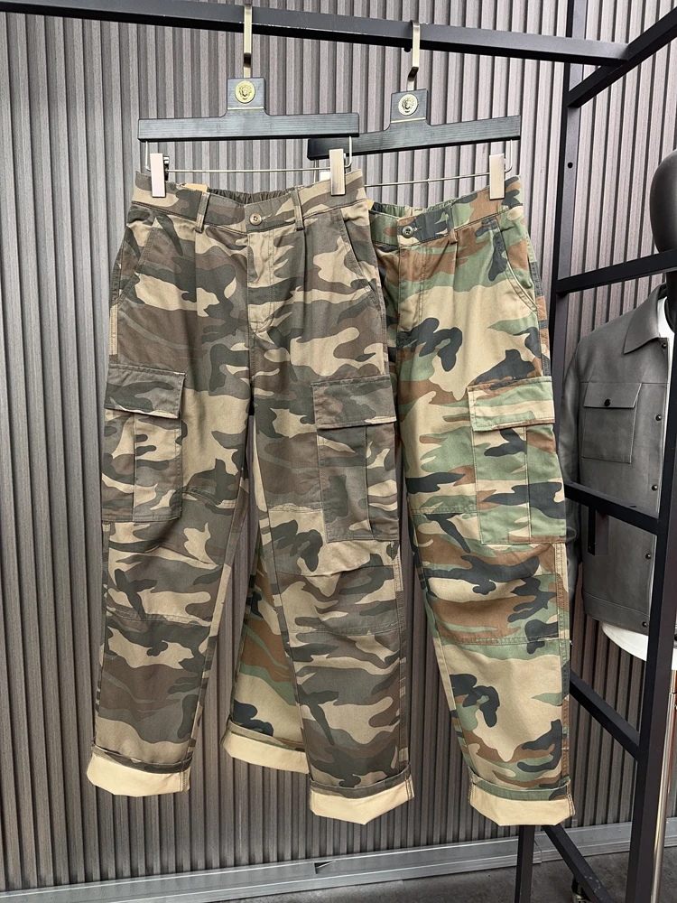 

Svip мужские повседневные камуфляжные рабочие брюки American Sle из чистого хлопка, прямые брюки, весна-осень, удобные модные