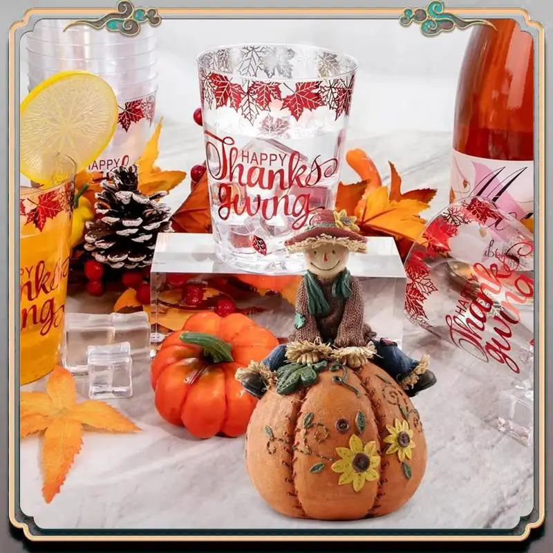 Durable Artificial Pumpkins Decor Multipurpose Sculptures Home Decor Decorative Pumpkins Unique Home Furnishing Decoration