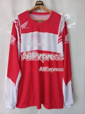 Camiseta de moto todoterreno Honda, bicicleta de montaña de carreras vintage Ezra Yogi Lusk, la elección de los mejores jinetes cómodos, circundante
