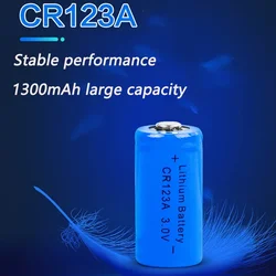 CR123A 3V 1300mah CR123A  non-rechargeable disposable battery cell for GPS security system camera medical equipment