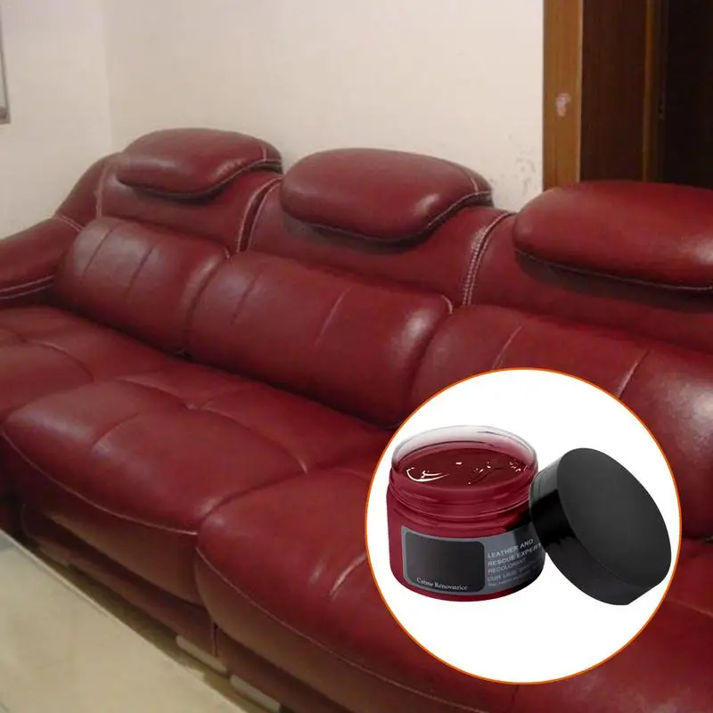 Furniture Sofa Car Seat Wallet Update Dye Cream Scratch Repair Leather Polish Coloring Agent Leather Stain Wax Shoe Bag Polish