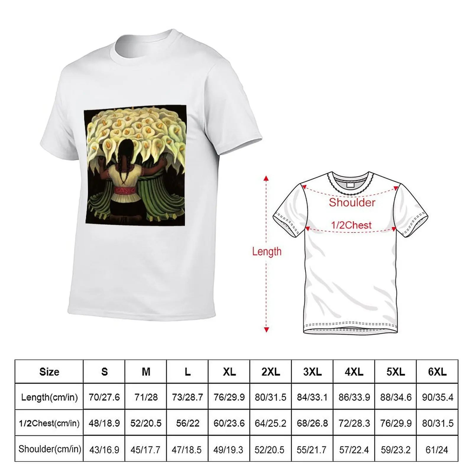 Diego rivera famous paintings T-Shirt Sweat Absorbing Sports Tee Shirt