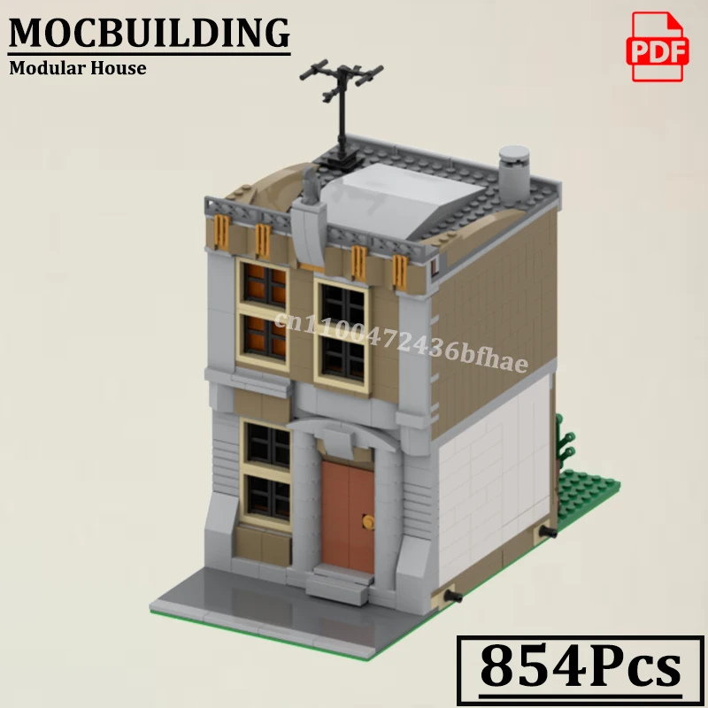 

Modular House Bricks Town Home Buildings Blocks City Street View Model MOCBUILDING Creative Construction Bricks Toys Gift