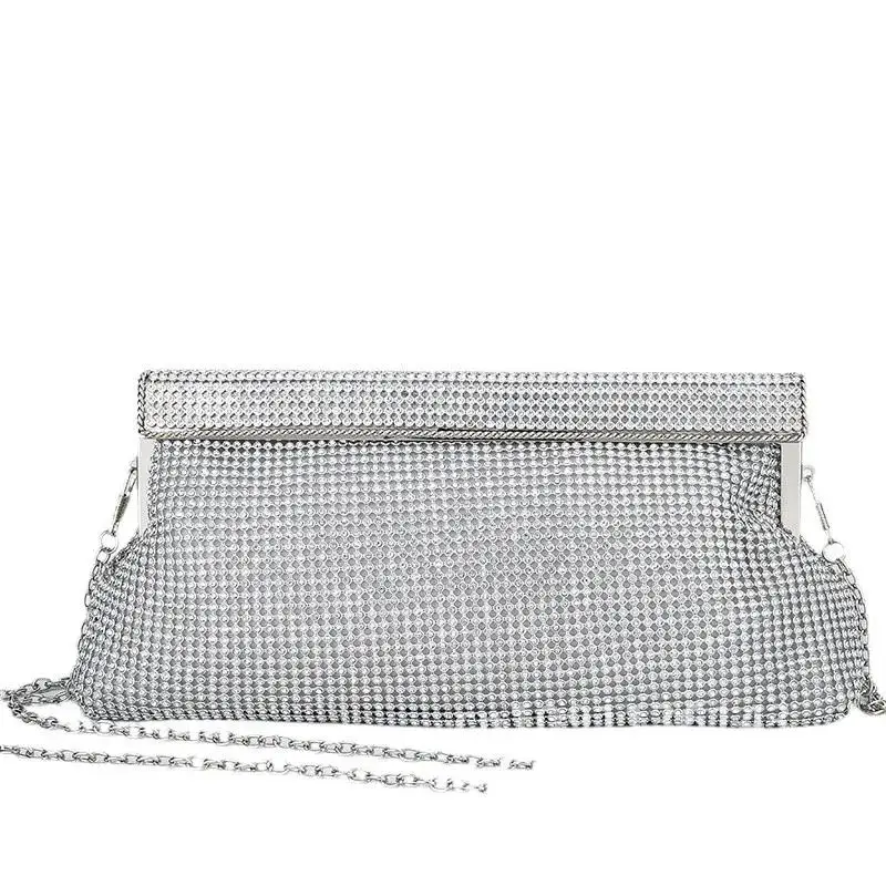 XMESSUN Frauen Neue Diamant Abend Kupplung Tasche Mode Marke Beutel Schulter Tasche Kette Damen Brieftasche Hochzeit Clip Umhängetasche Party