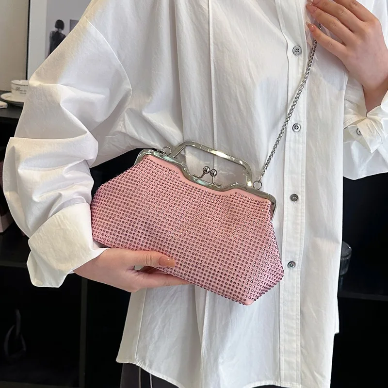 

Glamorous Elegant Exquisite Luxury Designer Crossbody Bags for Women Trendy Fashionable for Party Diamond Purses and Handbags