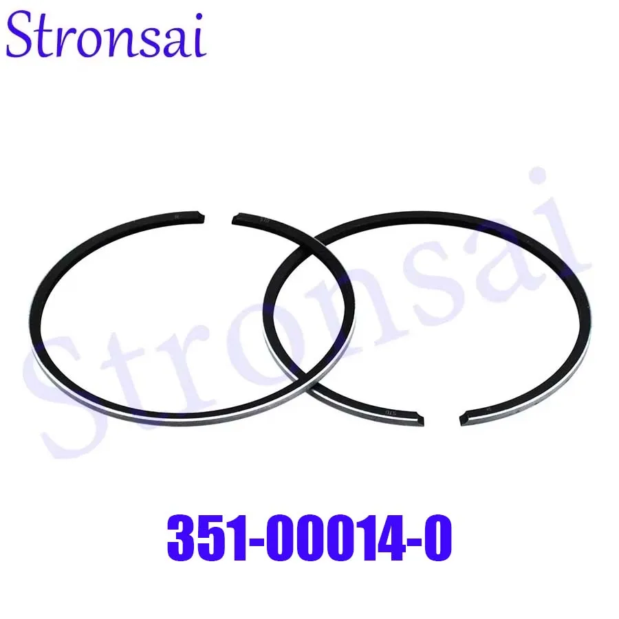 

351-00014-0 STD Piston Ring Set +0.5mm for Tohatsu Nissan Outboard Motor 4 5 9.9 15 18 HP Boat Engine Parts