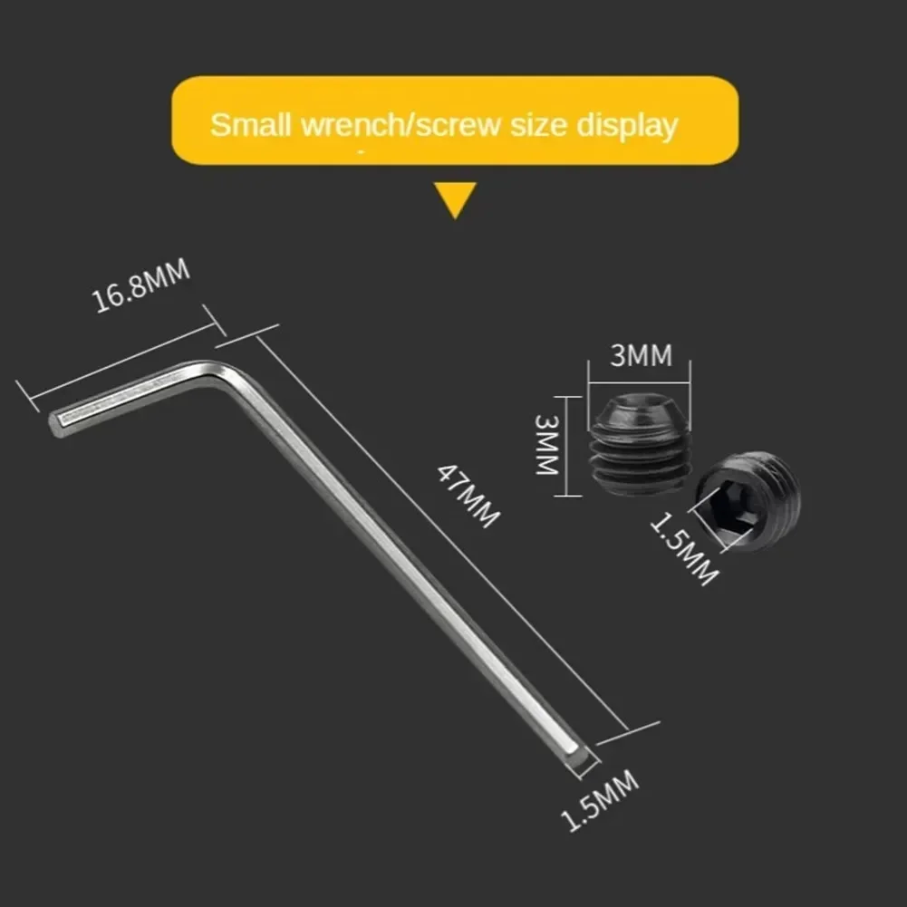 High Quality Copper Drill Chuck Shaft Gold Screw New Useful W/ Wrench 23.5mm Length Clamp Connecting Drill M8-2/2.3/3.17/5mm