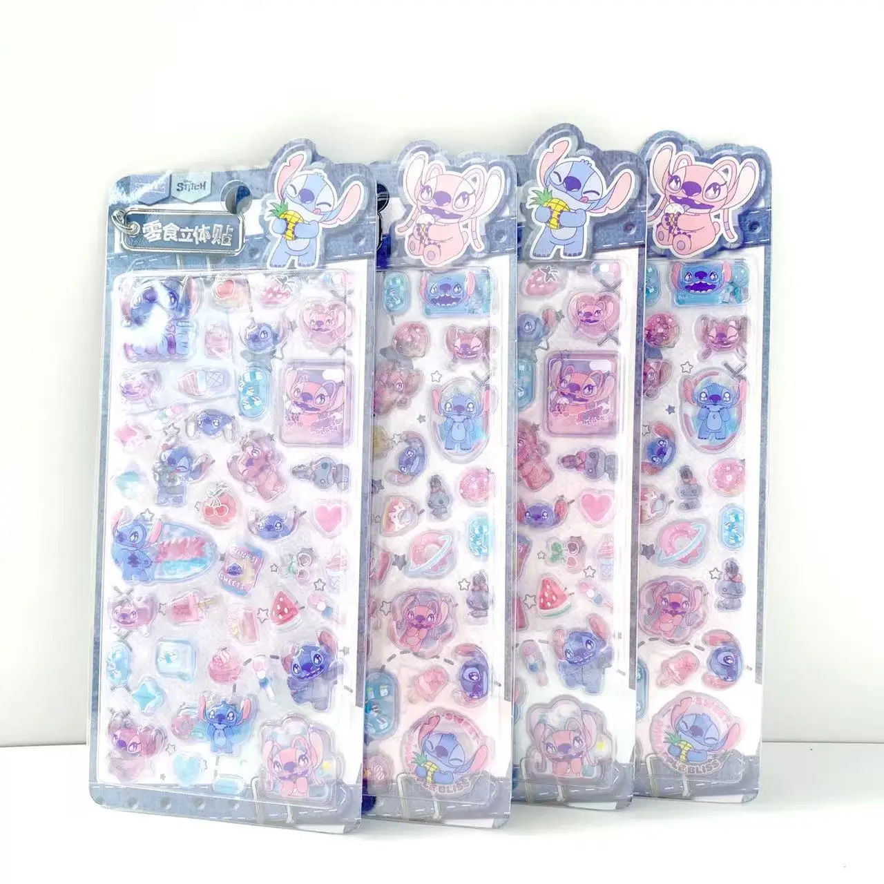 

Cute Stitch Mickey & Minnie 3D Relief Sticker Toy Phone case DIY Crystal Stickers Xmas Card Decor Sticker Christmas Gift