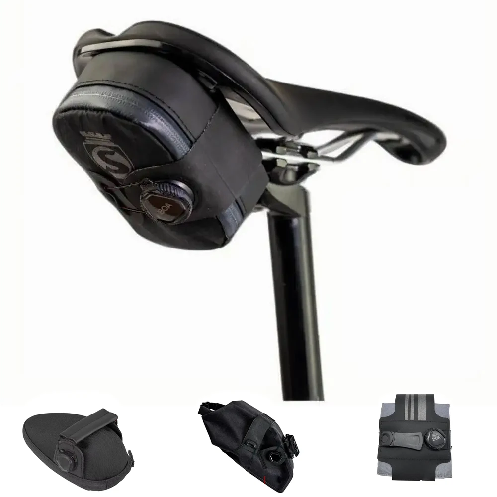 

Grinta Roll Top Seat Pack Mattone Under Seat Bag Bicylces Zipper Waterproof Zipper BOA mounting System Grinta Roll Top Seat