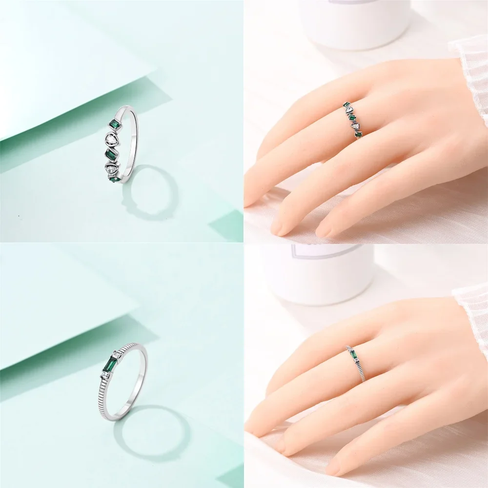 Women 925 Sterling Silver Simple Silver Ring Rings Jewelry Anniversary Birthday Fashion Gifts for Mother Wife Official Website