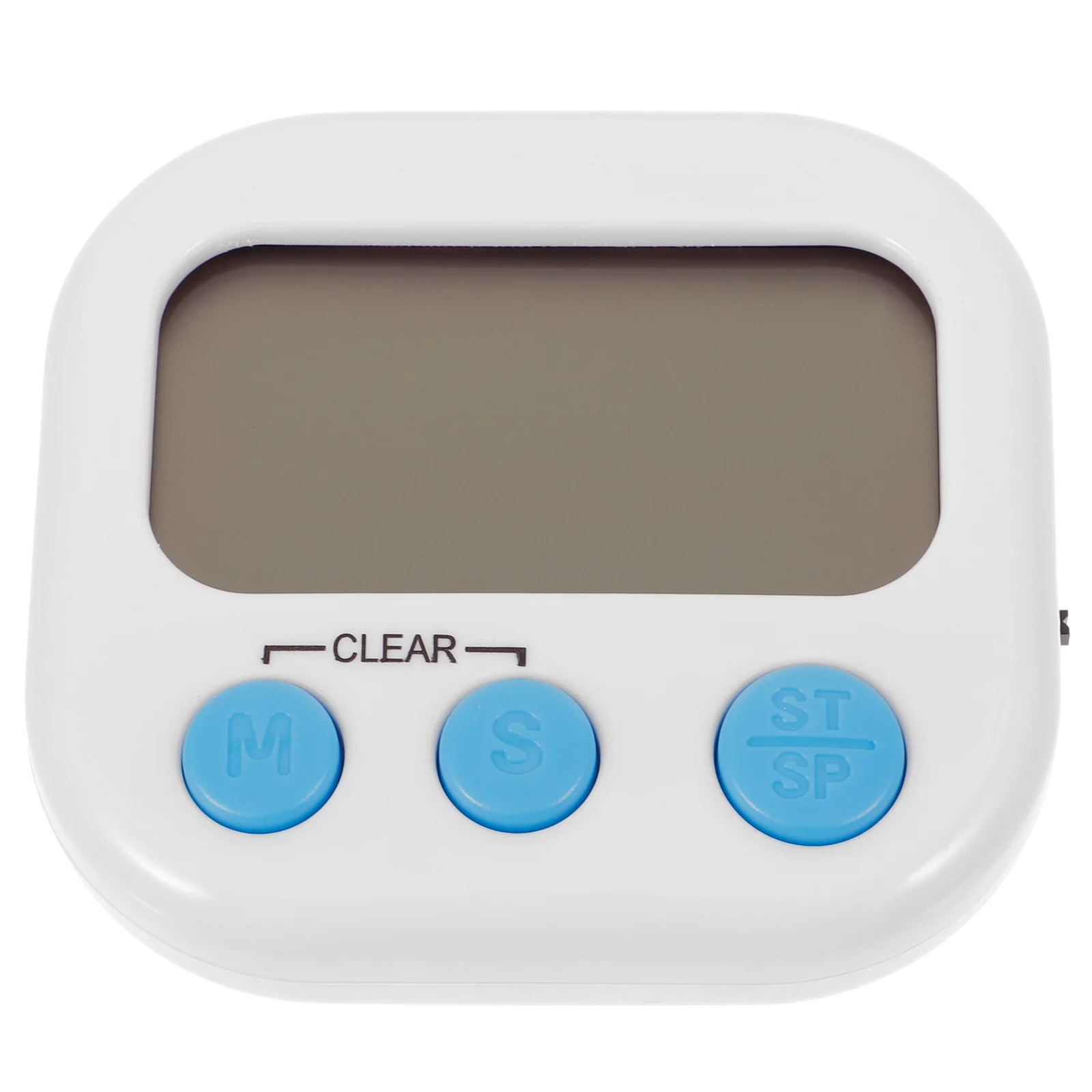 

Digital Kitchen 118 White Countdown Up for Cooking Baking Household Timer Gym Study Magnetic Back Wall Clock Household