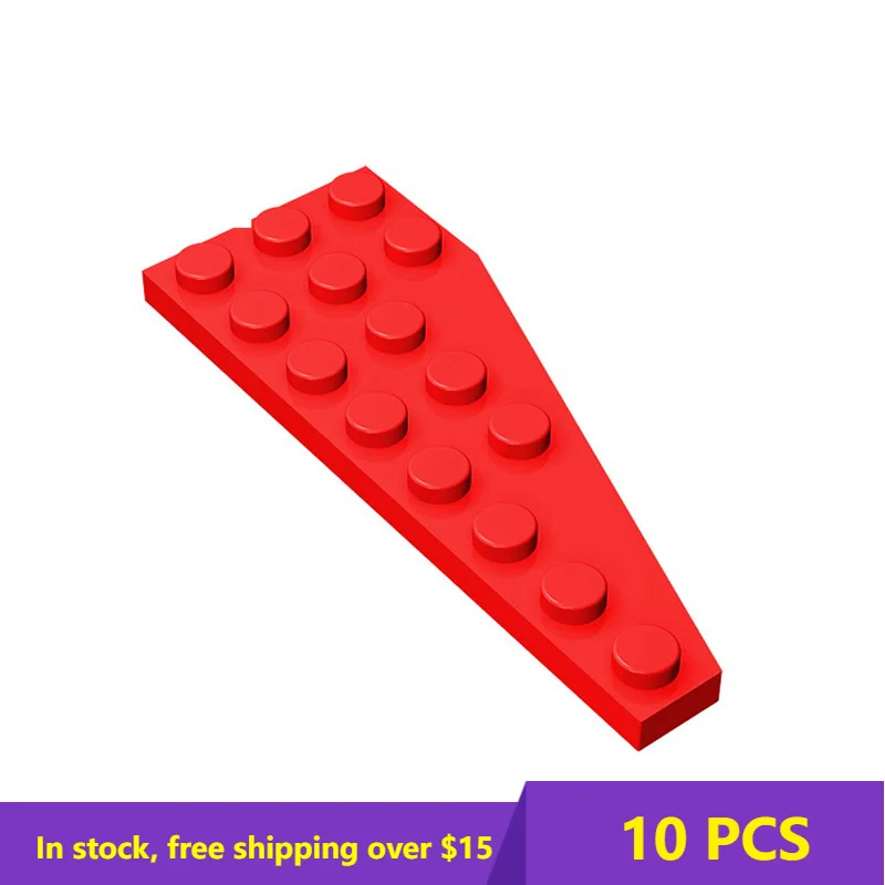 

10PCS Bricks Compatible Assembles Particles 50305 3x8(Left) For Building Blocks Parts DIY Educational Classic Brand gift Toys