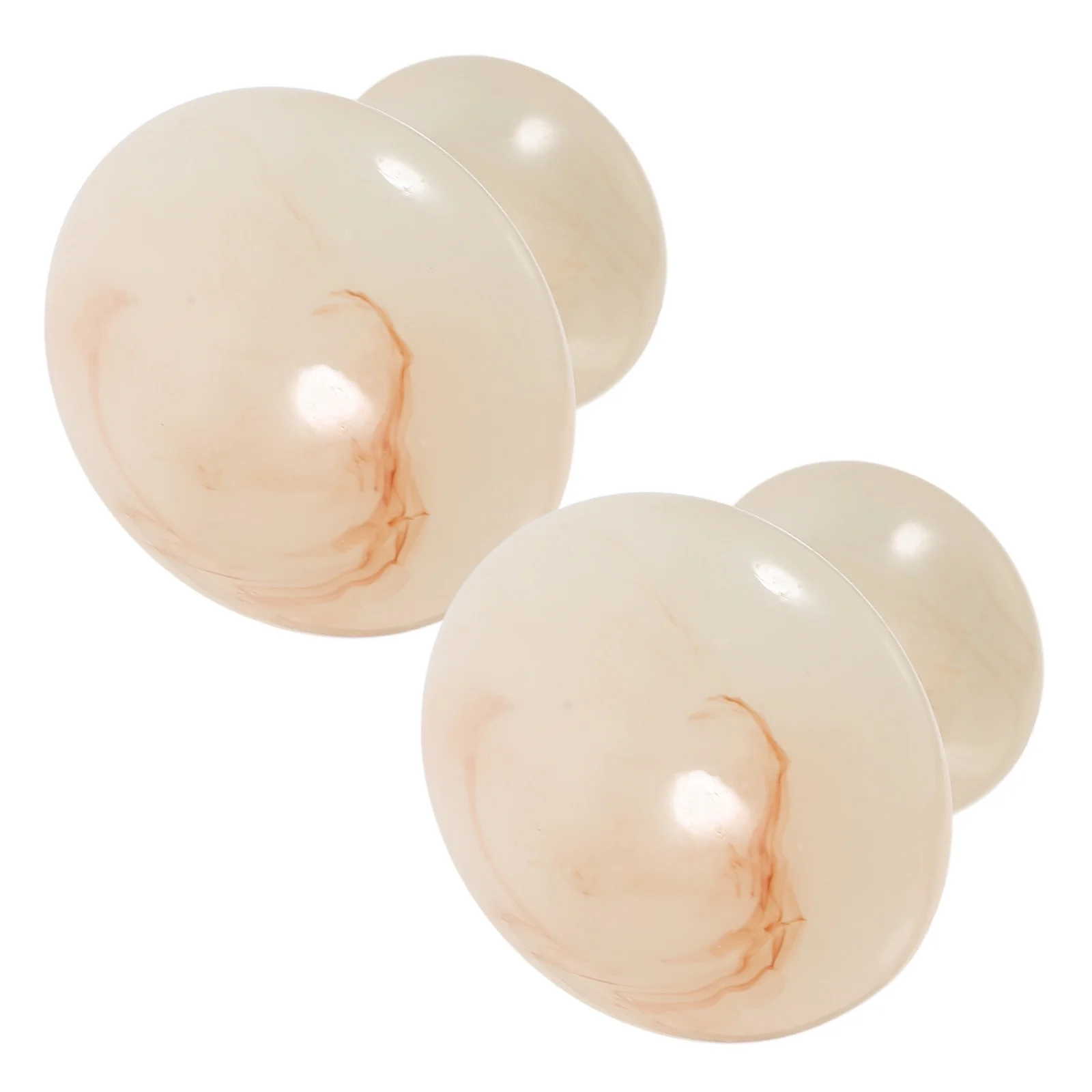 2 個のフェイシャルマッサージツールキノコの形の樹脂フェイスマッサージャーホームオフィススパ用多機能スクレーピングツール