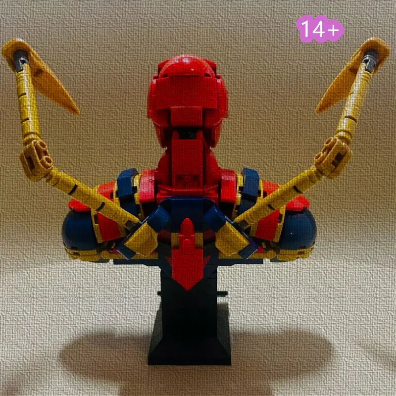 

Thoughtful Gift 379Pcs SPO Robot Spider Bust Building Blocks Set Advanced 3D Model Brick Kit Christmas Birthday Toy