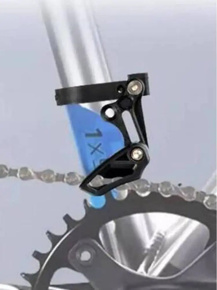 ESLNF MTB Bash Guard 1x Chainring Protector Aluminum Alloy & Nylon Negative Wide Narrow Teeth Chain Guide For 32T 34T 36T