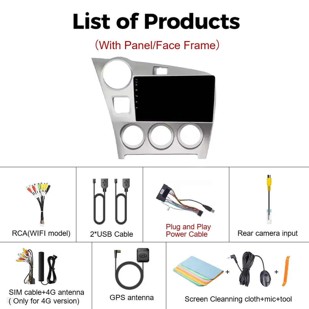 أندرويد 15 Carplay راديو السيارة التلقائي لتويوتا ماتريكس 2 E140 2008 2009 2010 2011 2012 2013 2014 مشغل وسائط متعددة الملاحة لتحديد المواقع #6