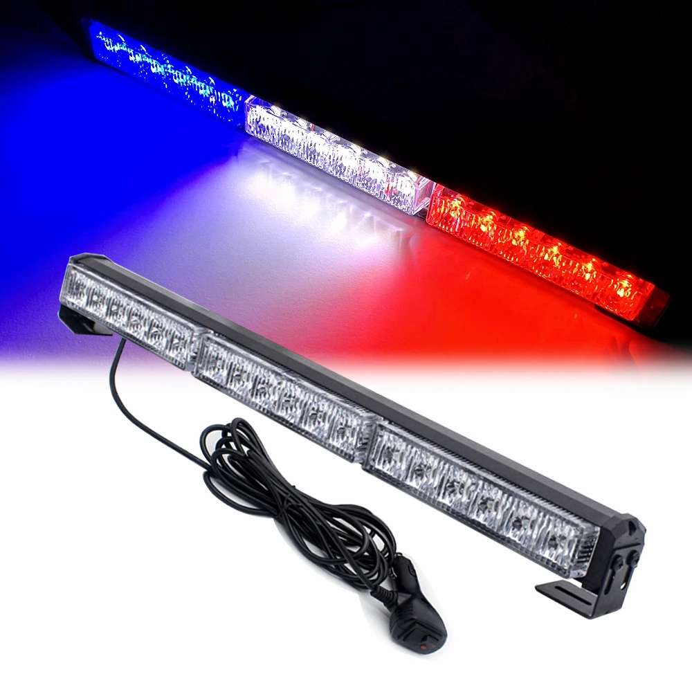 

18LED автомобильный пожарный, полицейский стробоскоп для экстренных ситуаций, Стробоскопическая Лампа, красный, синий, желтый мигающий сигнал безопасности, маяк 12 В, 24 В
