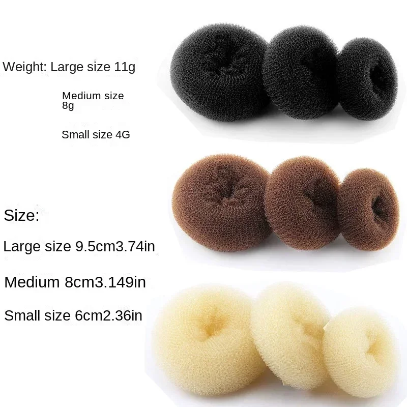 6/8/9,5 cm Magic Hair Bun Maker Eleganckie kobiety panie dziewczęta Magic Shaper Donut Opaski do włosów Kucyk Narzędzia do stylizacji włosów