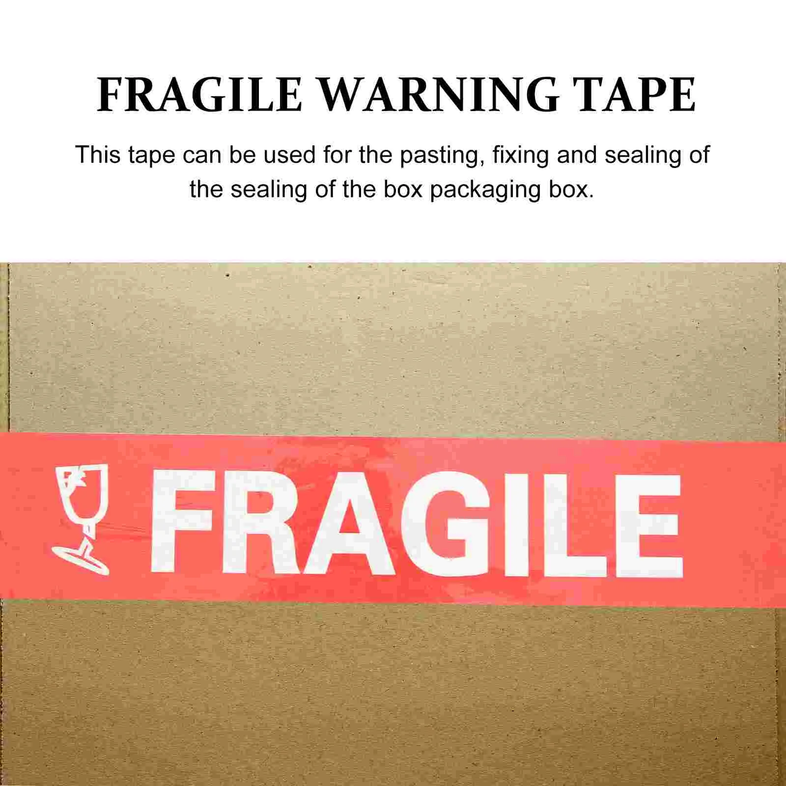 Fragile Warning Tape Tabs Moving Boxes Stickers for Shipping Packing Adhesive Label Plastic Packaging Tapes