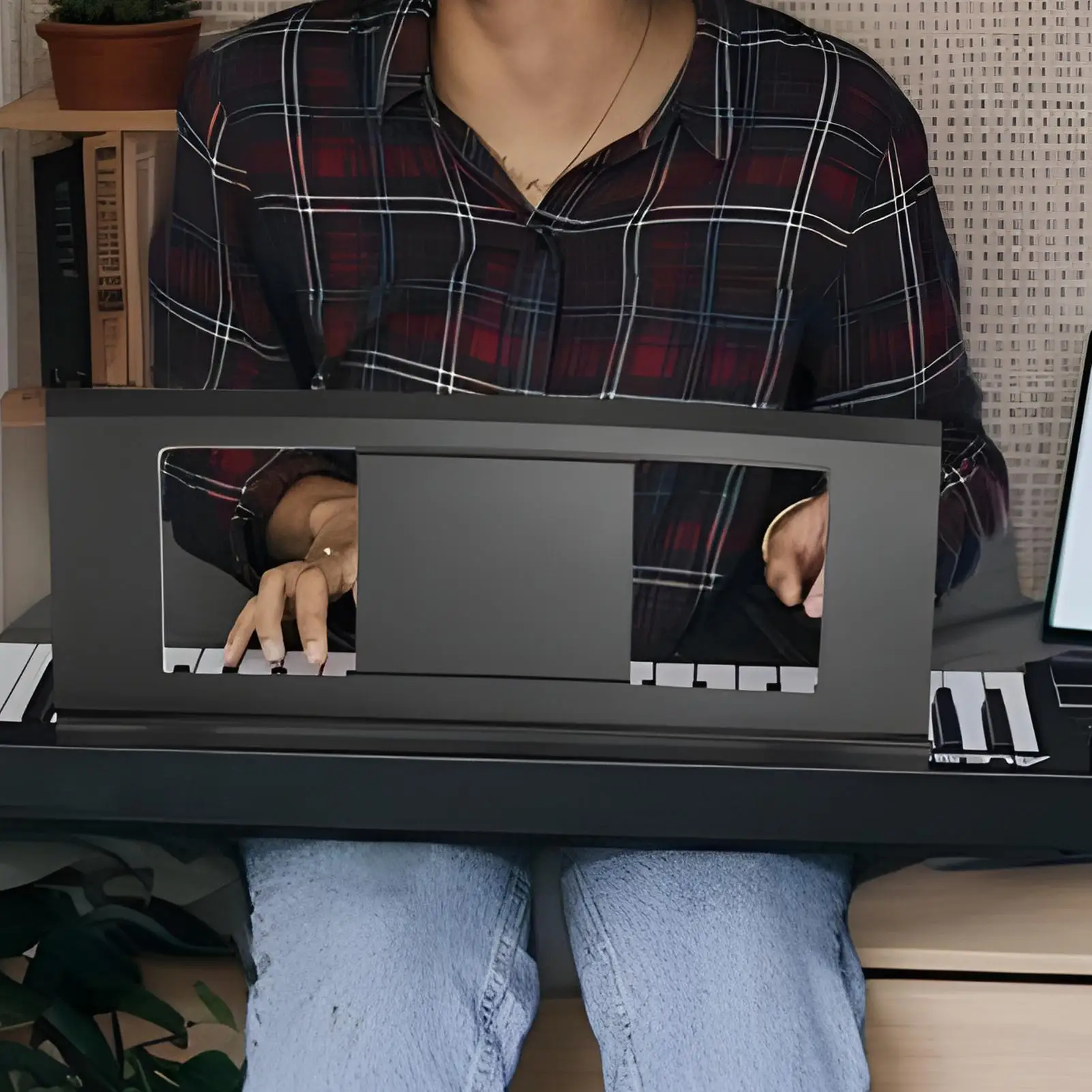 المحمولة مخصصة ورقة حامل الموسيقى لوحة المفاتيح حامل جديد ترقية سميكة خزانة الكتب حامل الموسيقى أجزاء الأداة