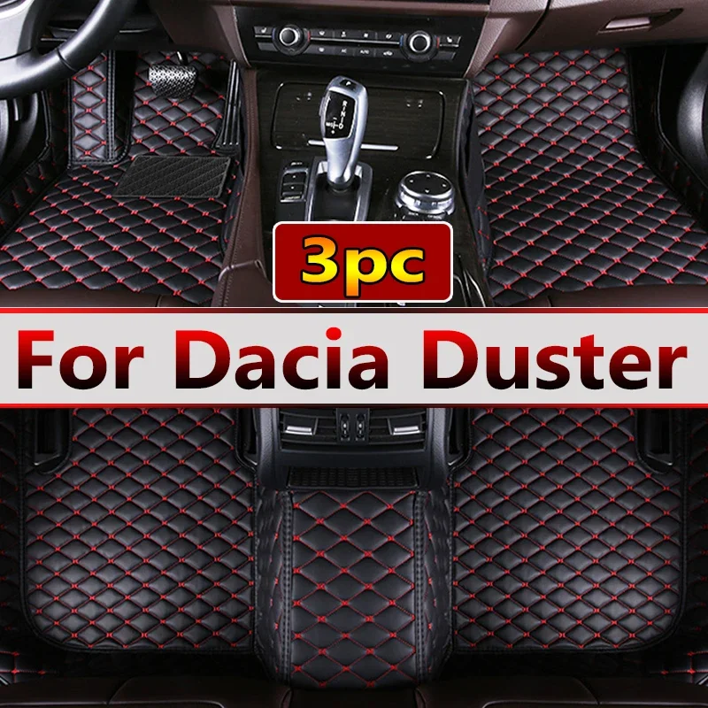 Russia Car Floor Mats For Dacia Duster Renault Duster HM 2021~2022 Waterproof Ptotective Pads Car Mats Full Set Car Accessories