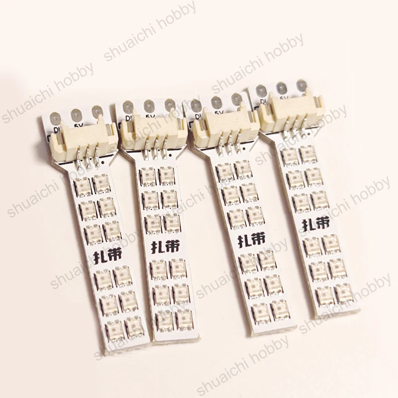 1Set Quick-Release Racing LED Light Strips with Connection Cable Support 5V Voltage for RC FPV Racing Drone League Night Flight