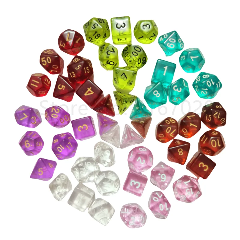 Dices For Gaming Cubes For DND High Quality Dice Set Perfect Finish 6 Different Colours Available For Board Games DND RPG Games