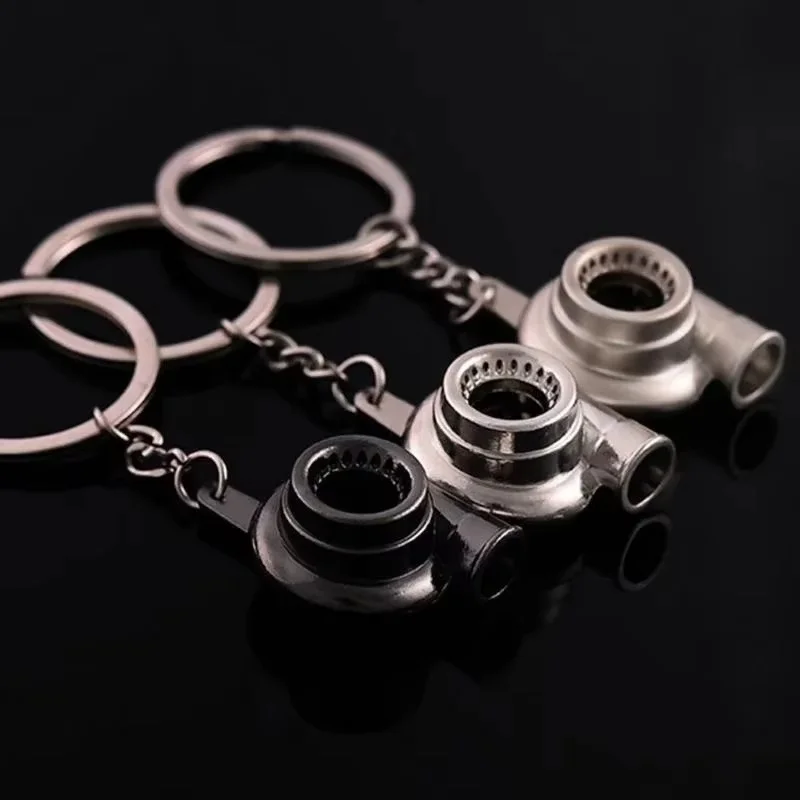 Creative Car 6 Speed Gearbox Gear Head Keychain Manual Transmission Lever Metal Key Ring Car Refitting Metal Pendant Keychain
