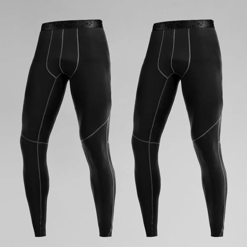 

2PCS Men's Thin Modal Thermal Pants, Mesh Breathable Base Layer Trousers, No Need to Wear Separate Underwear