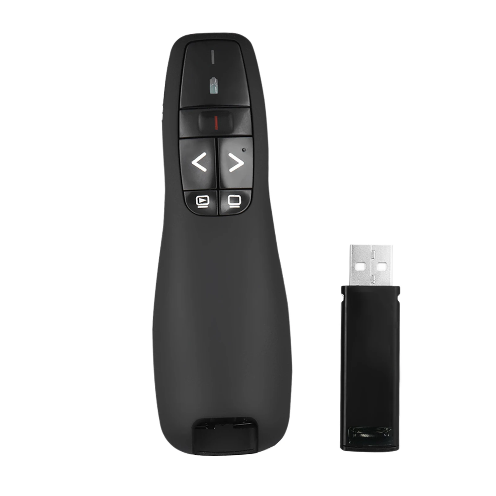 2.4GHz Wireless USB Powerpoint Presentation PPT Flip Pen Pointer Clicker Presenter with Built-in Reciver Red Light Remote Contro