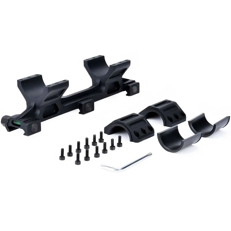 Imagem -04 - Tactical Airsoft Lpvo Rmr Âmbito Offconjunto Óptica qd Montagens Placa Rail Sight Base de Caça Acessórios Anéis Fit 20 mm 25.4 mm 30 mm