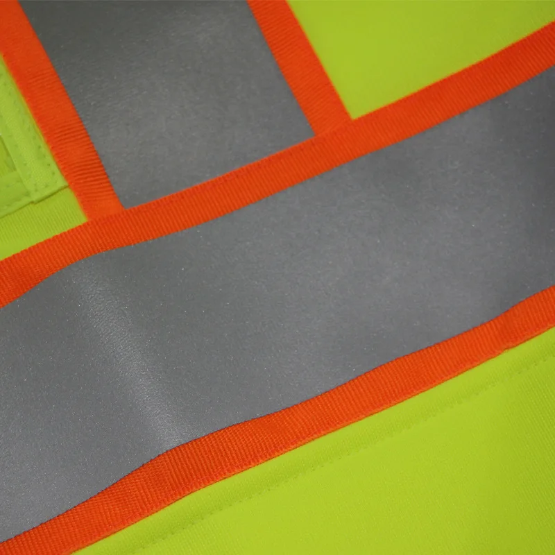 KA-D01 Safety Reflective Vest Construction Multi-pocket Reflective Jacket Multi-function Warning