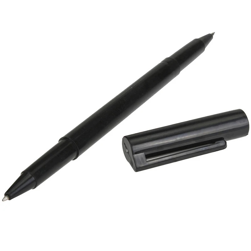 Stylo magique en gros plan, 1 pièce, pénétration créative à travers le papier, couleur noire, en plastique, billet de Dollar, outil de tours d'argent