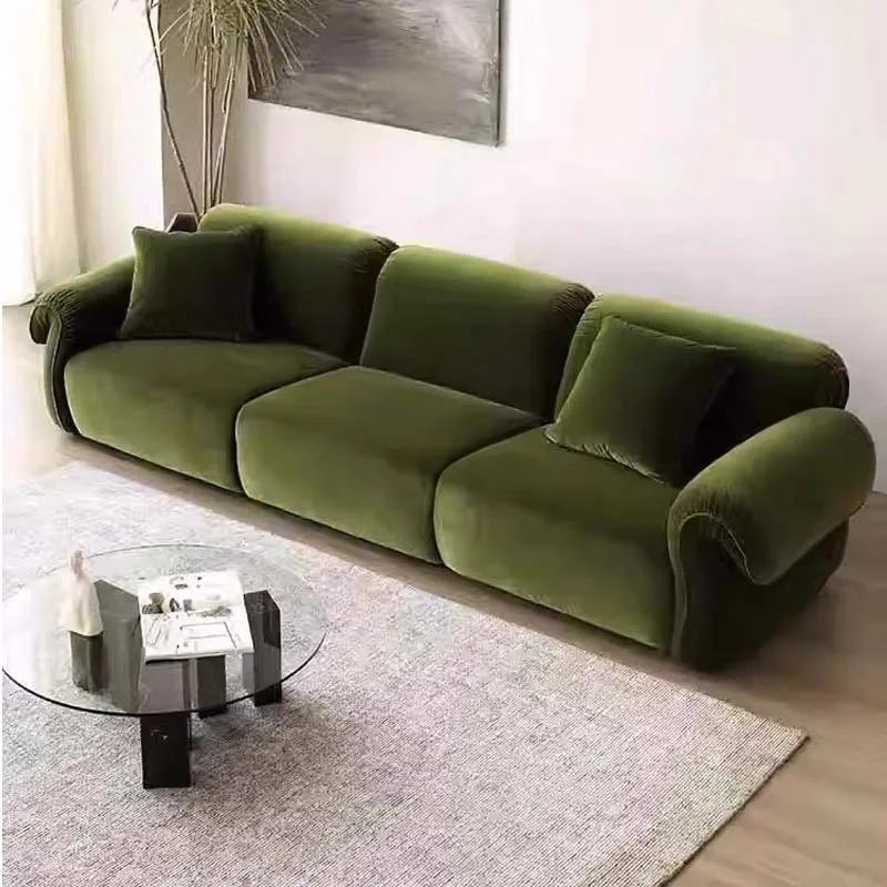 Living Room Furniture Modern Design Sofa Combination Fabric Hotel Villa Apartment 3 Seater Sofa