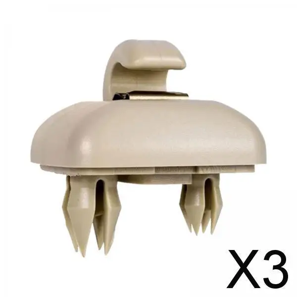 

2-4pack Interior Sun Visor Clip Hook Hanger 8U0857562A for S4 S5 A6 A7 Beige