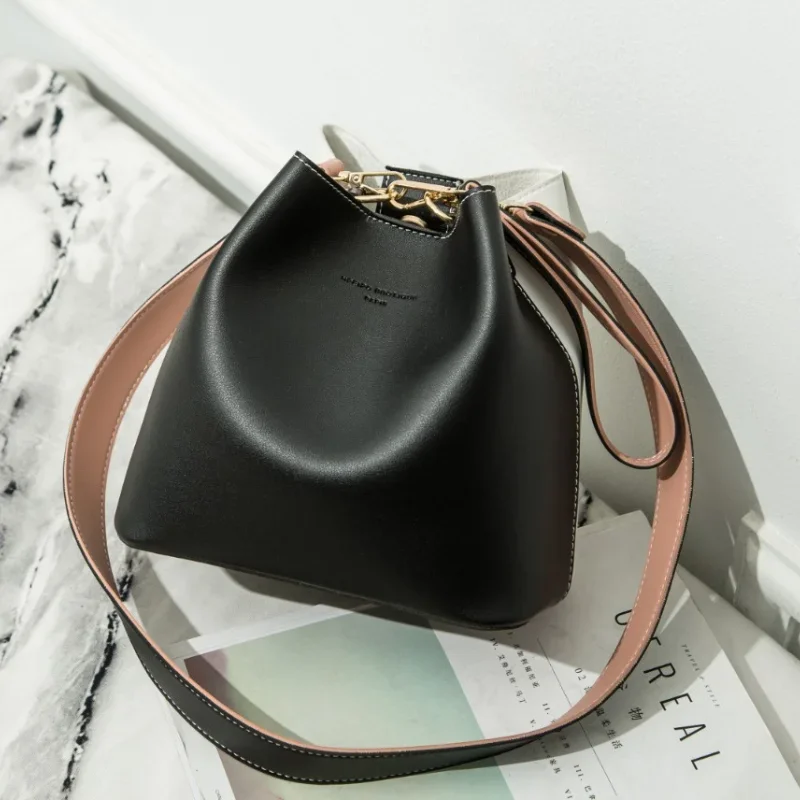 Fashionable Purses Bucket Bag Women PU Leather Shoulder Bags Brand Designer Ladies Crossbody Messenger Bags Totes Designer Bag