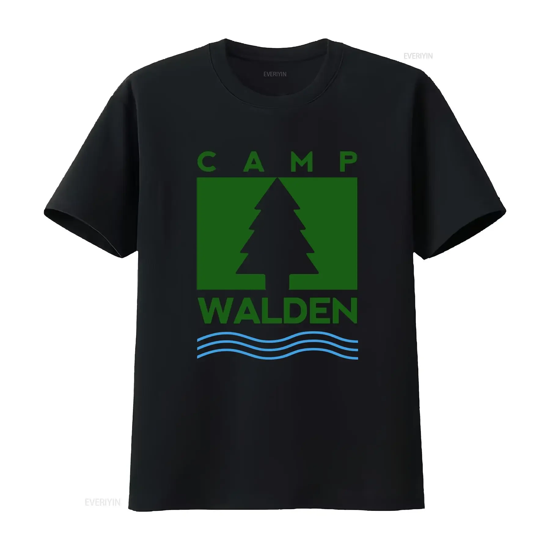 Camp Walden Ringer T Shirt Parent Trap Summer Short Sleve S 2XL vintage Washed Breathable homme Stylish Stretched