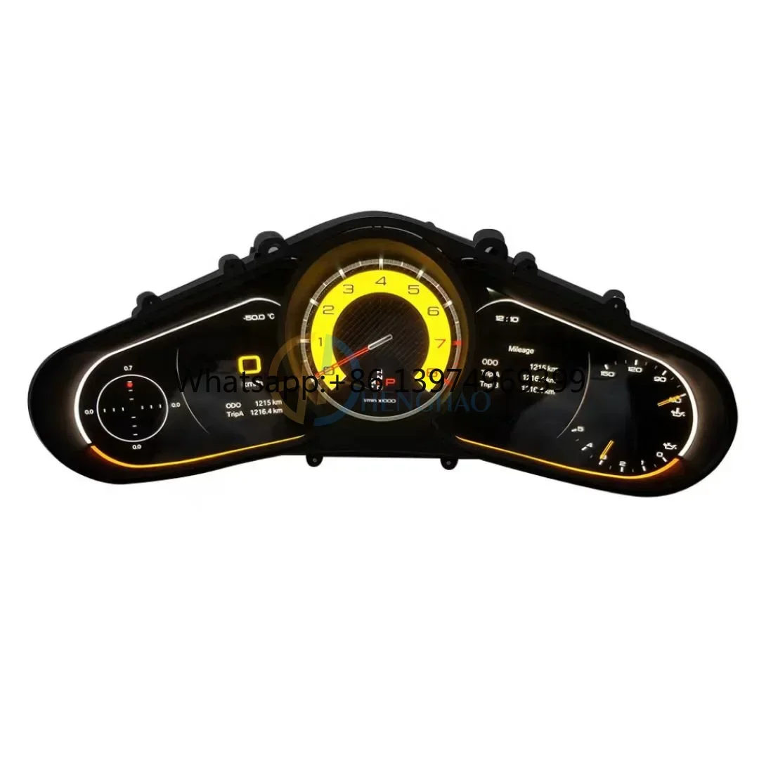 Digital Cluster Car Display Screen Speedometer LCD Dashboard for Porsche Cayenne Panamera Upgrade LCD Instrument Panel
