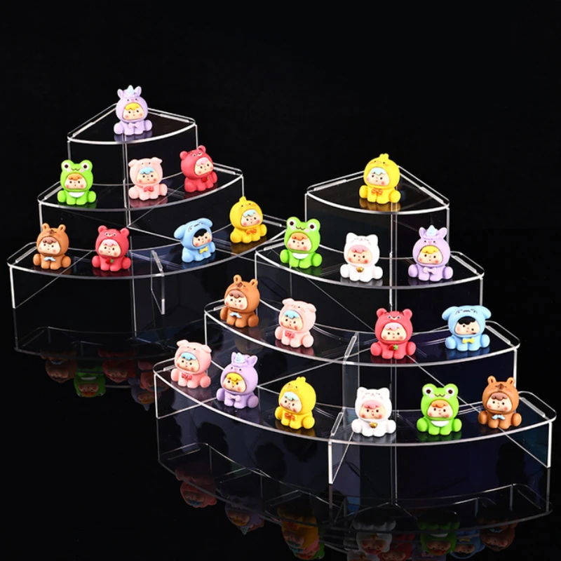 Acrylic Desktop Multi-layer Figurine Display and Storage Stand for Commercial Night Market Stalls Perfume Props Display Stand