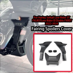 NEW 2022-2024 FOR Harley Softail Low Rider ST & FXLRST  motorcycle accessories Black Fairing Spoiler Cover