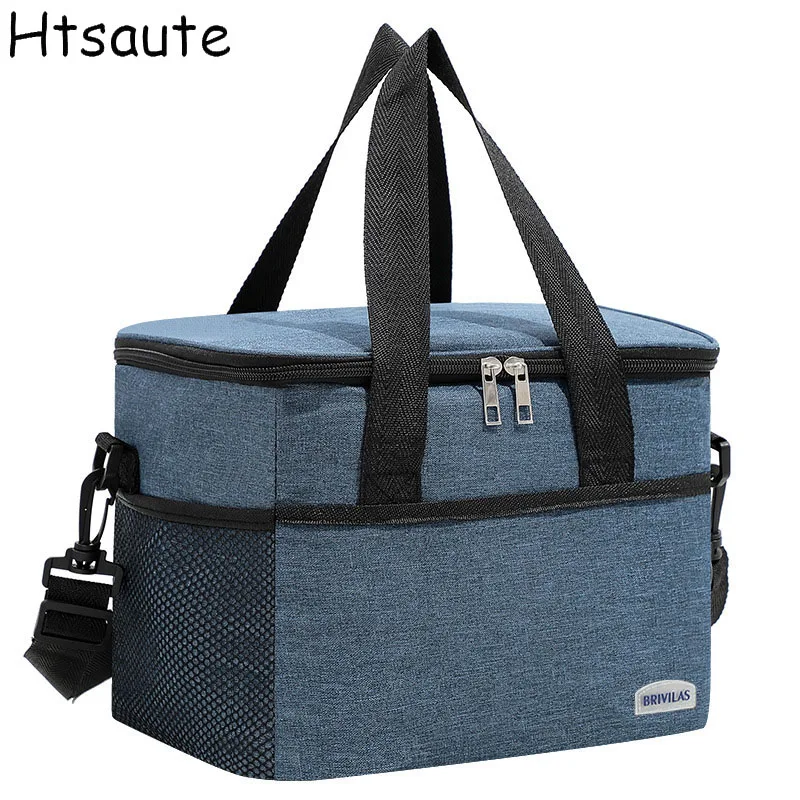 

Women Thicken Thermal Lunch Box Bag for School Travel Work High Capacity Picnic Bento Insulated Cooler Food Case Storage Bags