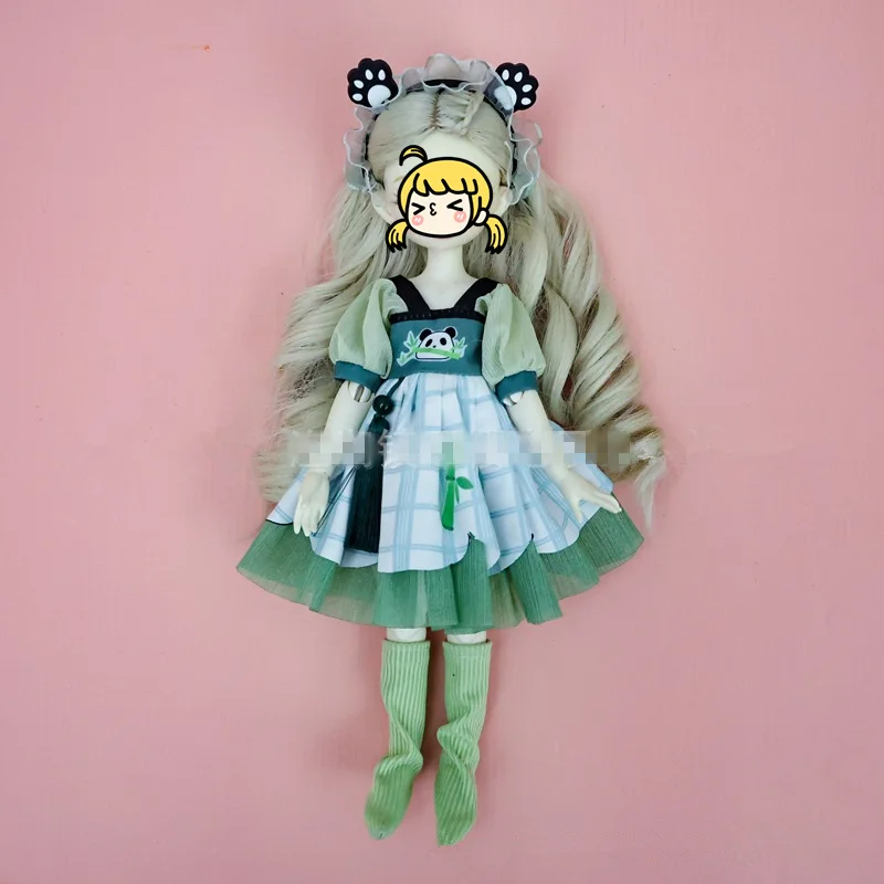 1/6 Bjd Doll's Clothes Lolita Skirt Suit Dress Up Accessories Not Include Doll