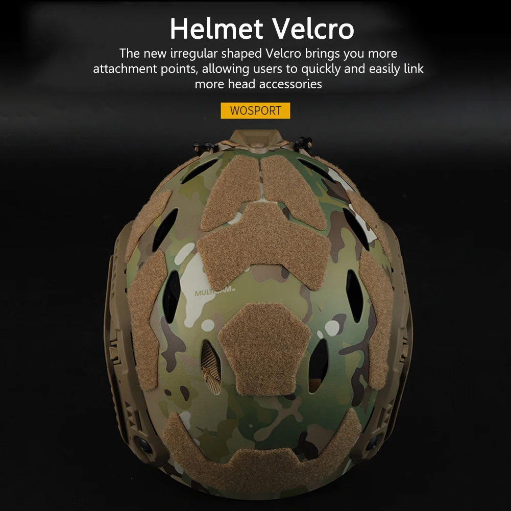 خوذة عسكرية فائقة الارتفاع ، خوذات Airsoft Paintball ، معدات واقية خفيفة الوزن مقاومة للصدمات ، ثقب معين ، FAST SE
