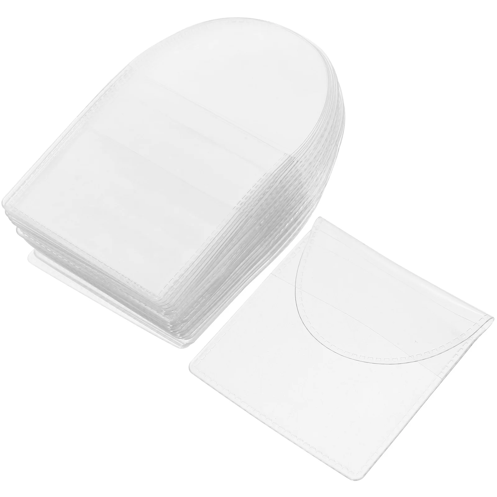 

40pcs Transparent Badge Bag 5 5x5 2x3 8cm Coin Protectors PVC Storage Money Bags Collector Album Holder Organizer