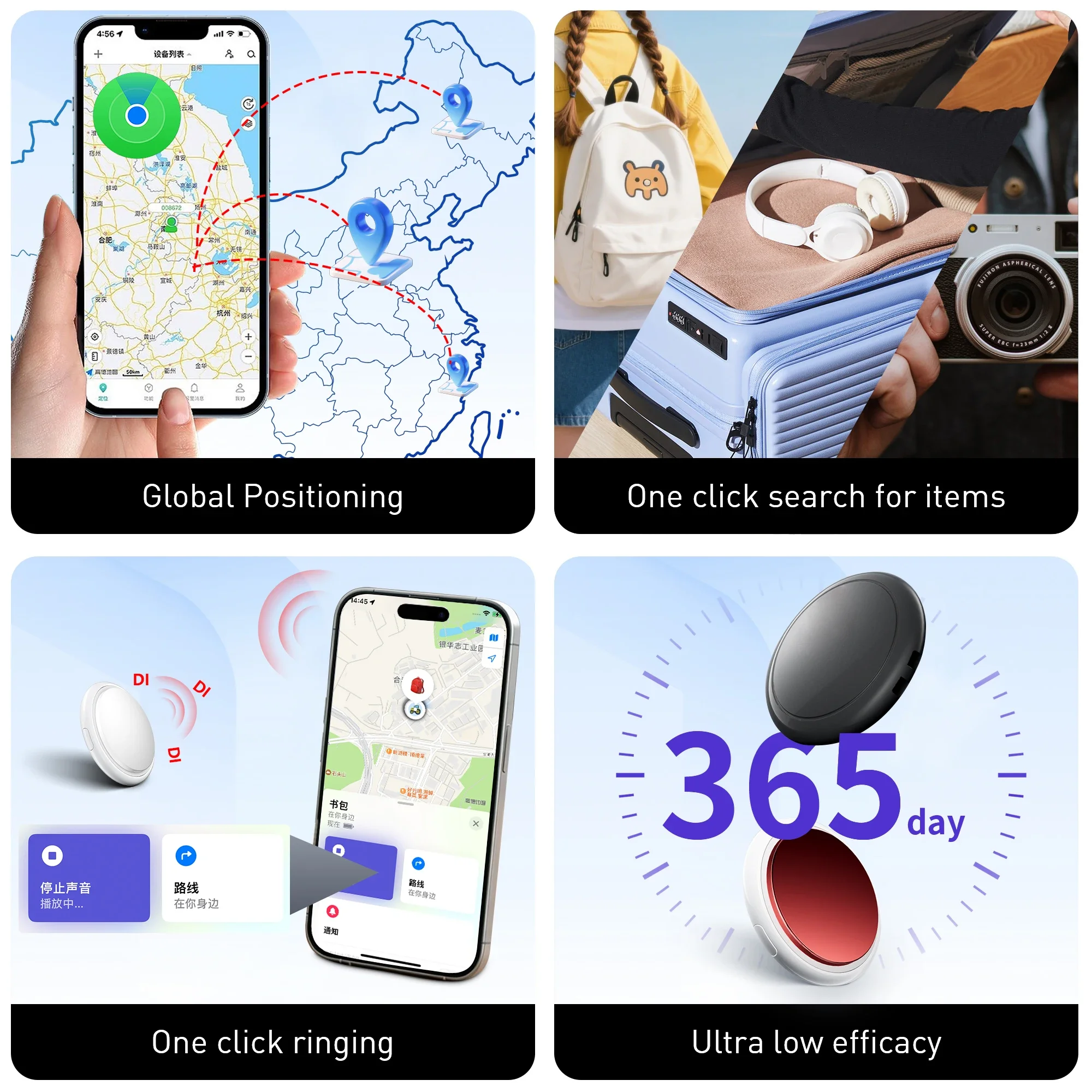 Dual System Android IOS Tracker for Apple Find My and Google's Find Hub Smart Locator for Iphone Pixel Xiaomi Vivo GMS