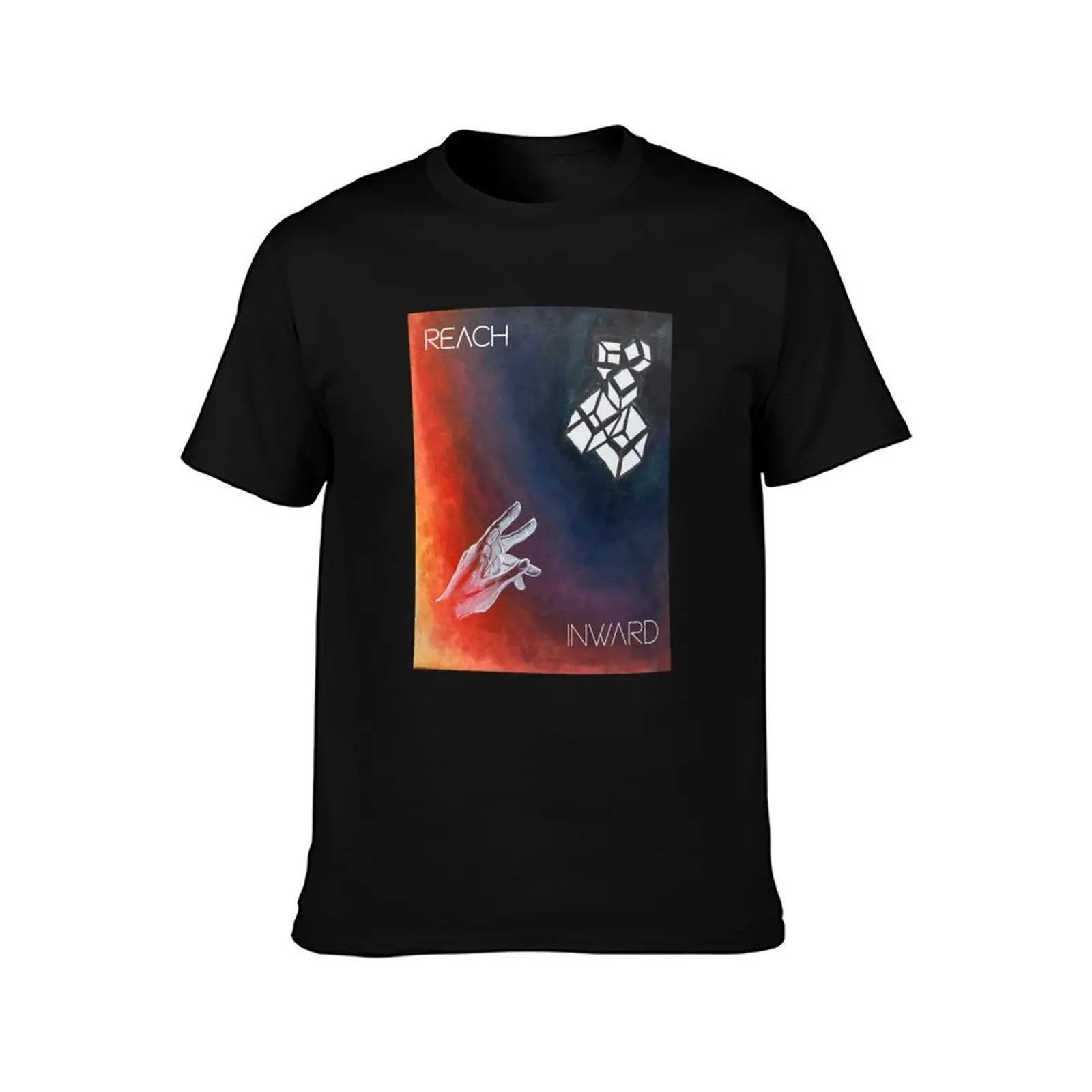 Reaching out inward. T-Shirt Running Gym Short Sleeve Sports Tee