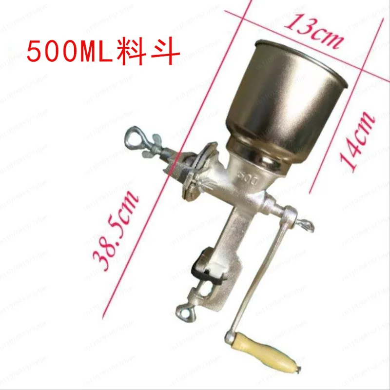 Hand Mill Peanut Household Pepper Corn Grinder Granulator Grain  Manual Small Electroplating