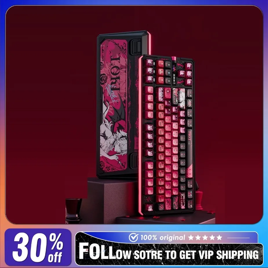 VALKYRIE VK87 V2 Wireless Gaming Keyboard Merlin Linear Switch Wired/2.4G/Bluetooth Triple Mode 8000Hz Latency Gasket Keyboard